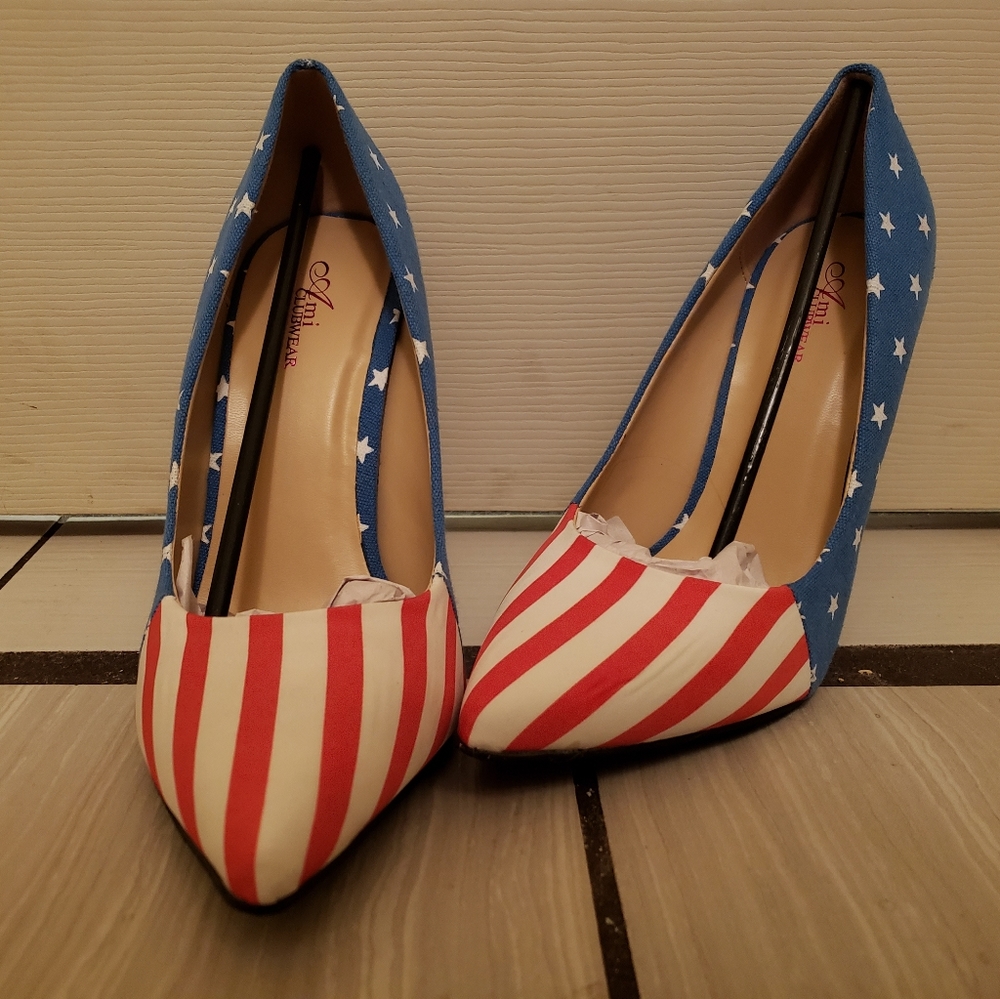 American flag heels